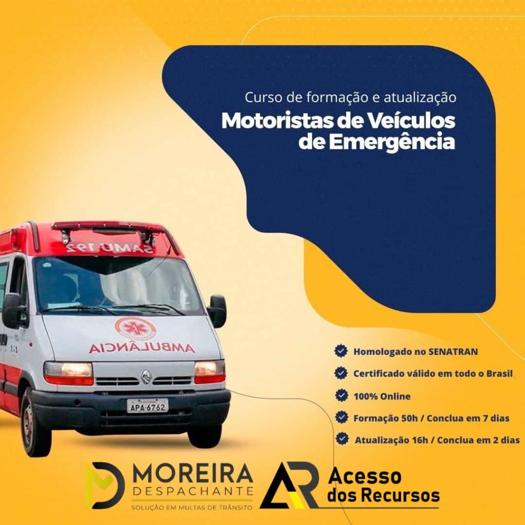 Curso para Condutores de Veículos de Emergência