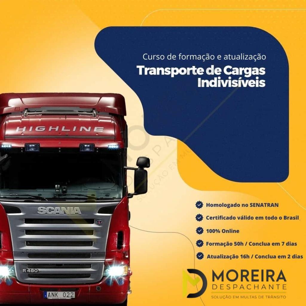 Curso para Condutores de Veículos de Transporte de Carga Indivisível